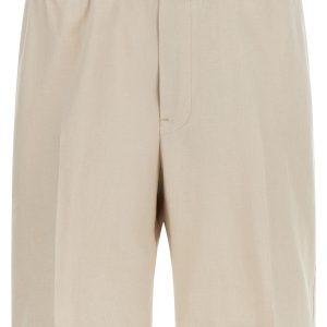Linen bermuda shorts