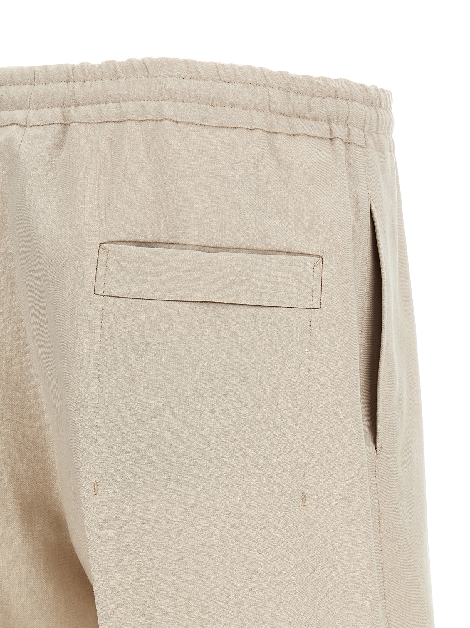 Linen bermuda shorts - immagine 4