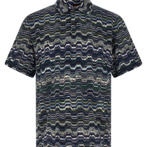 Zigzag polo shirt