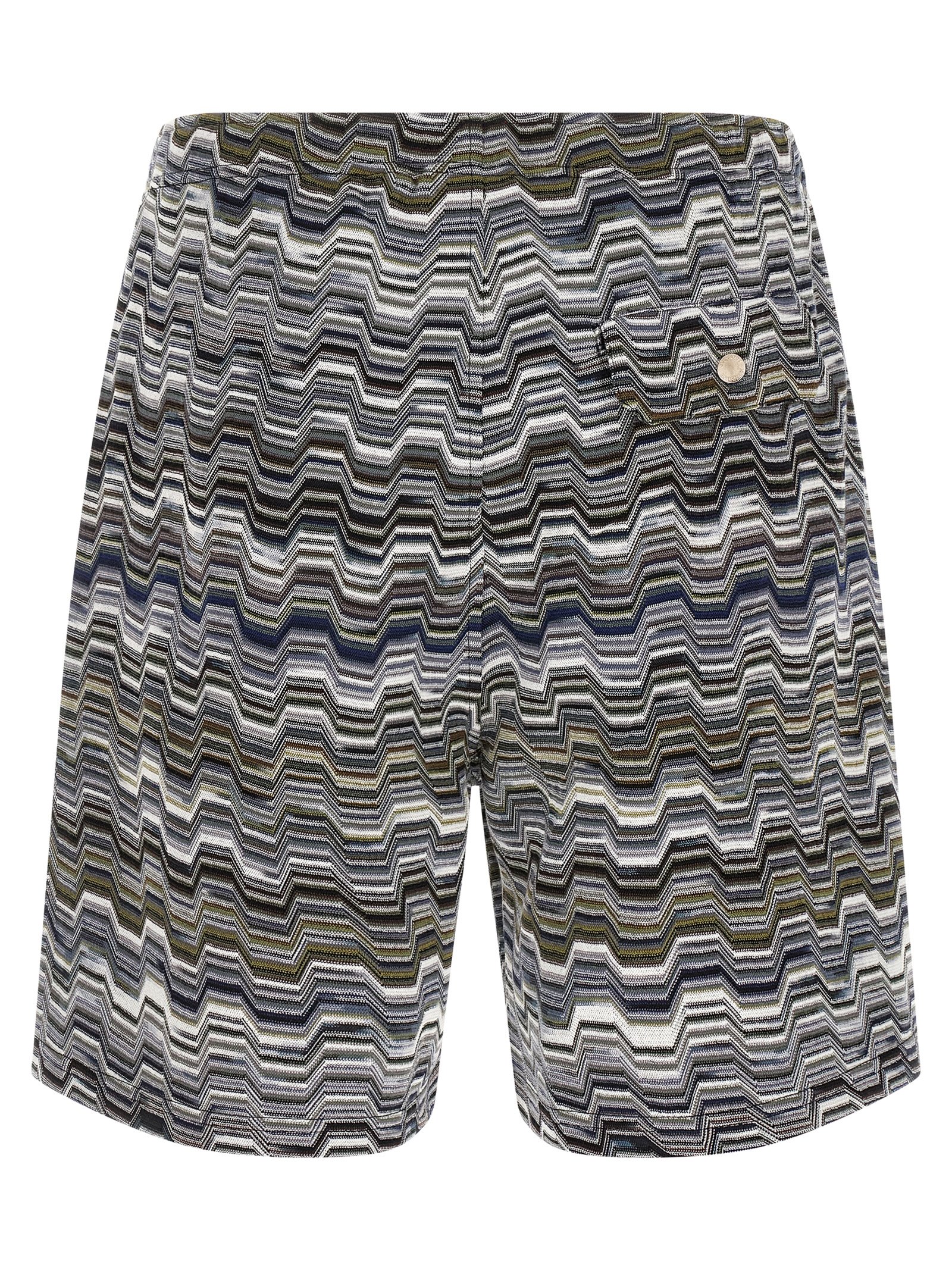 Irregular zigzag bermuda shorts - immagine 2