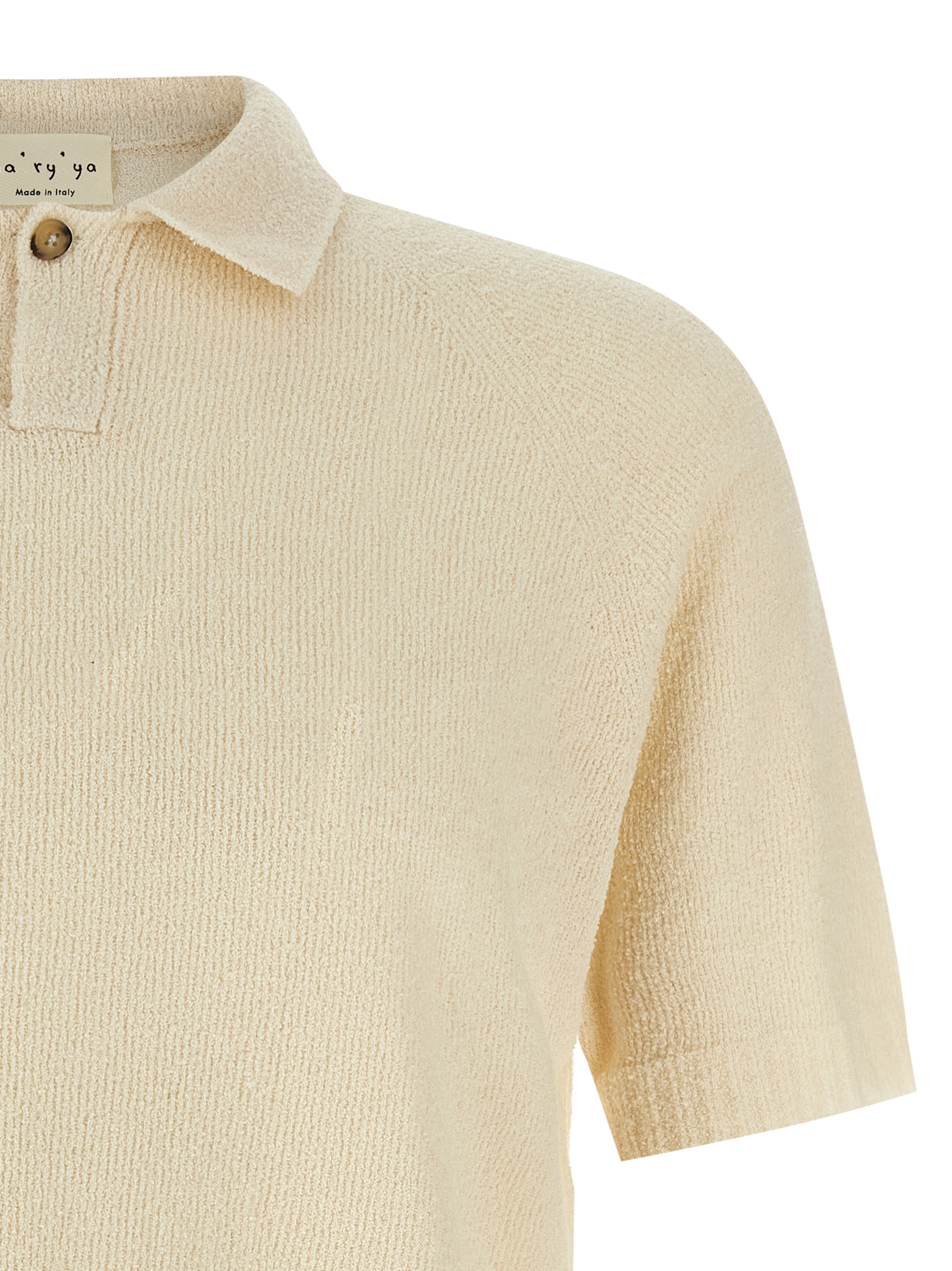 Spongy effect polo shirt - immagine 3
