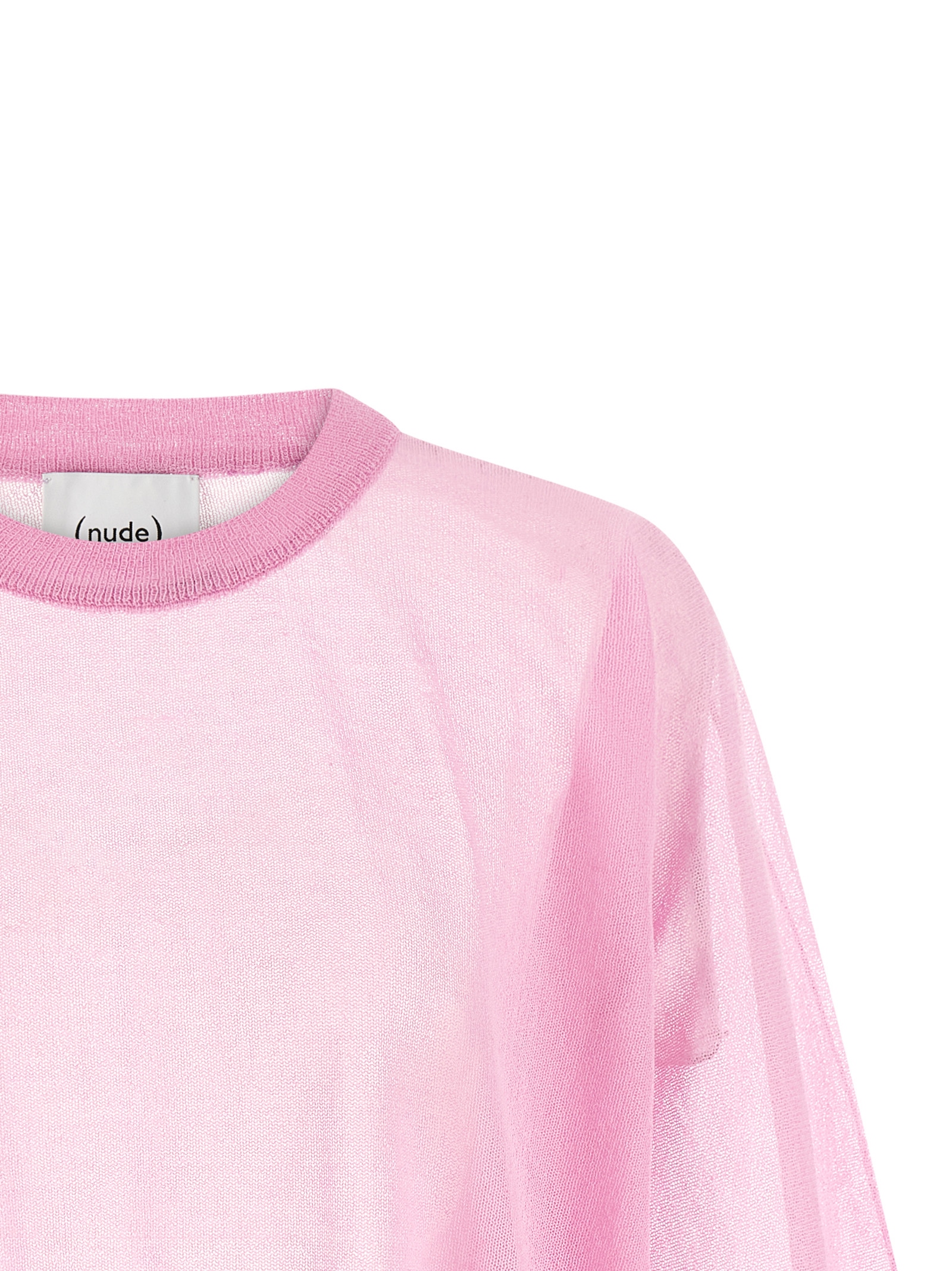 Semi-sheer cotton sweater - immagine 3