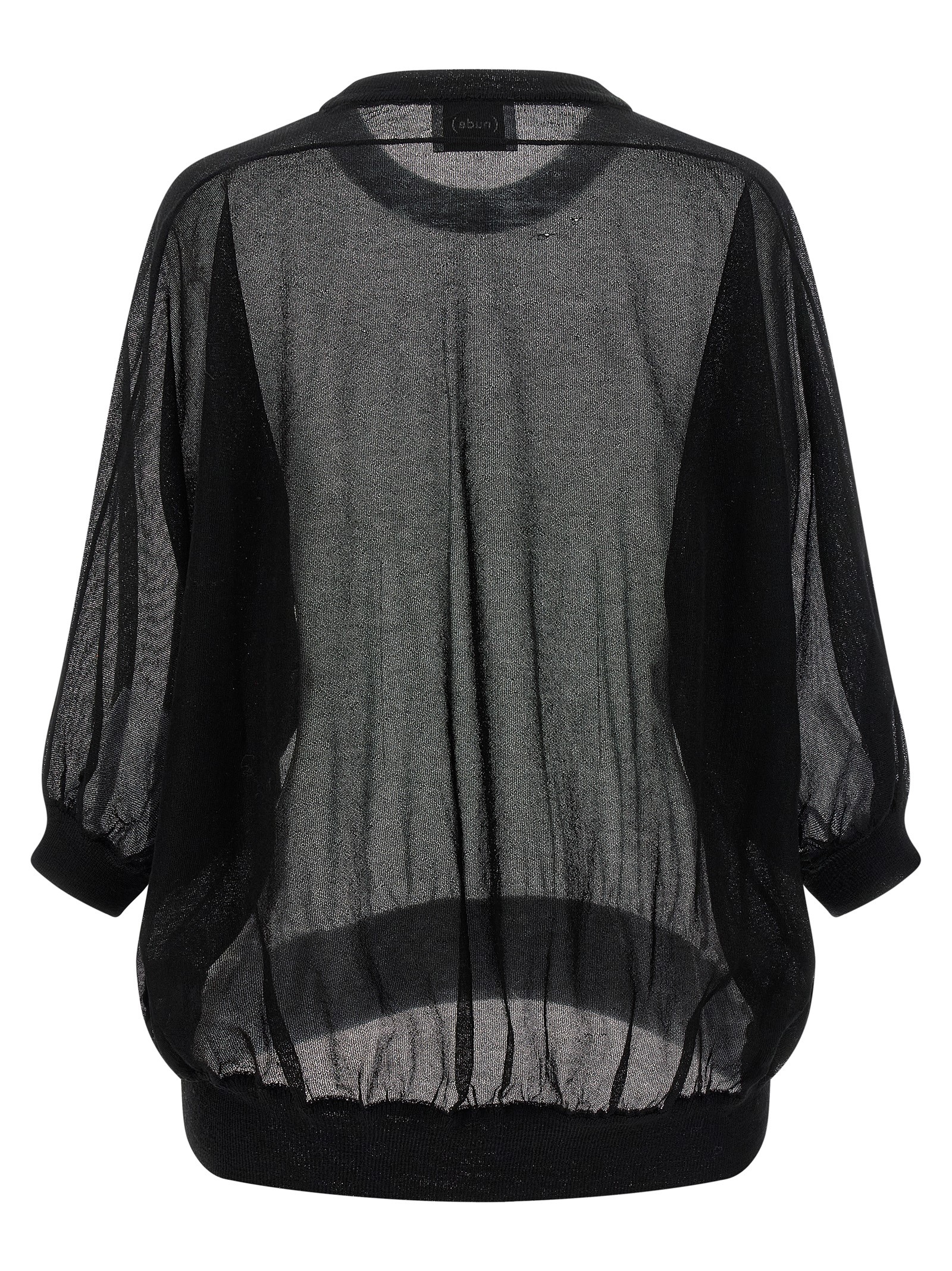 Semi-sheer cotton sweater - immagine 2