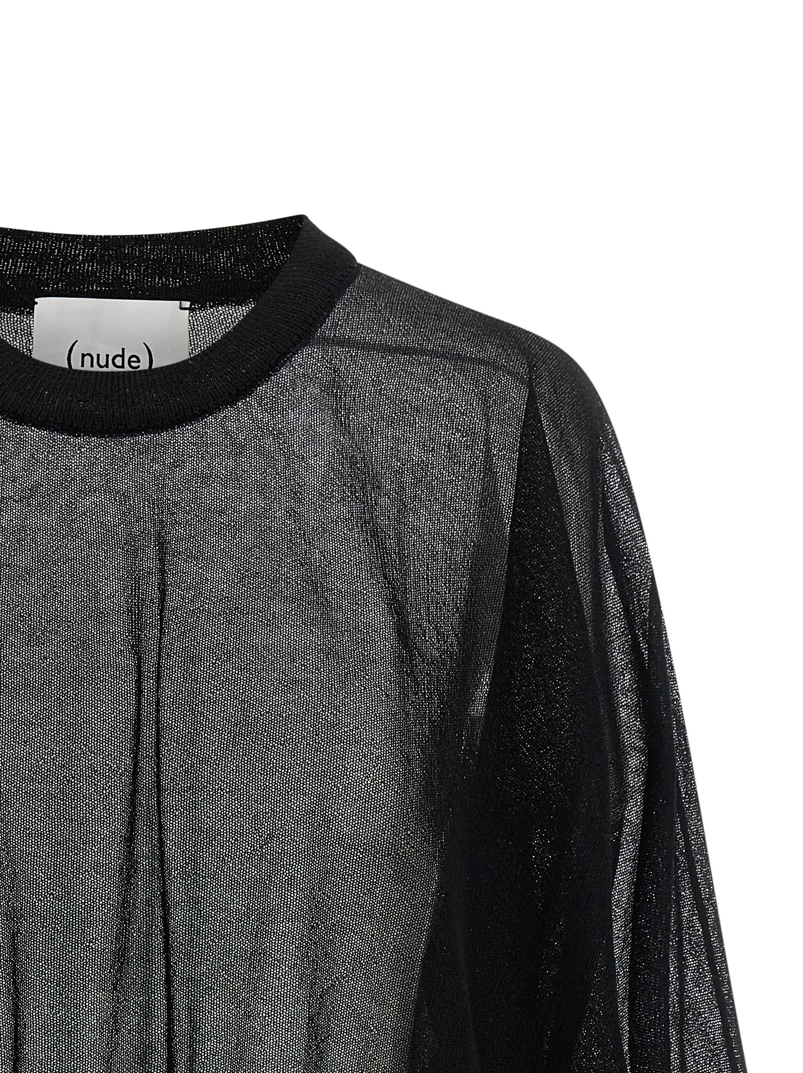 Semi-sheer cotton sweater - immagine 3