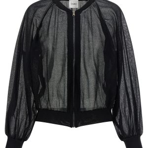 Cardigan bomber jacket