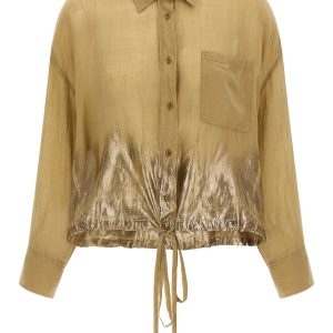 Linen blend shirt