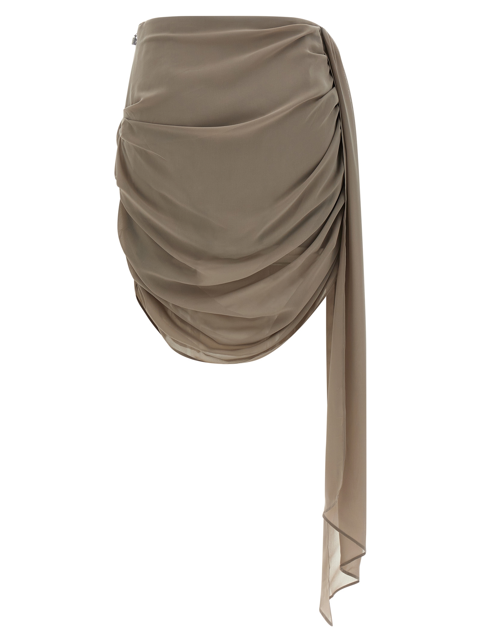 'Chiffon Draped' mini skirt - immagine 2