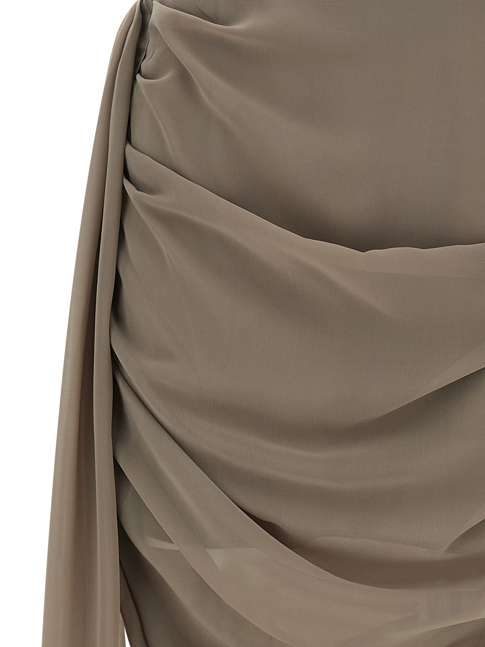 'Chiffon Draped' mini skirt - immagine 3