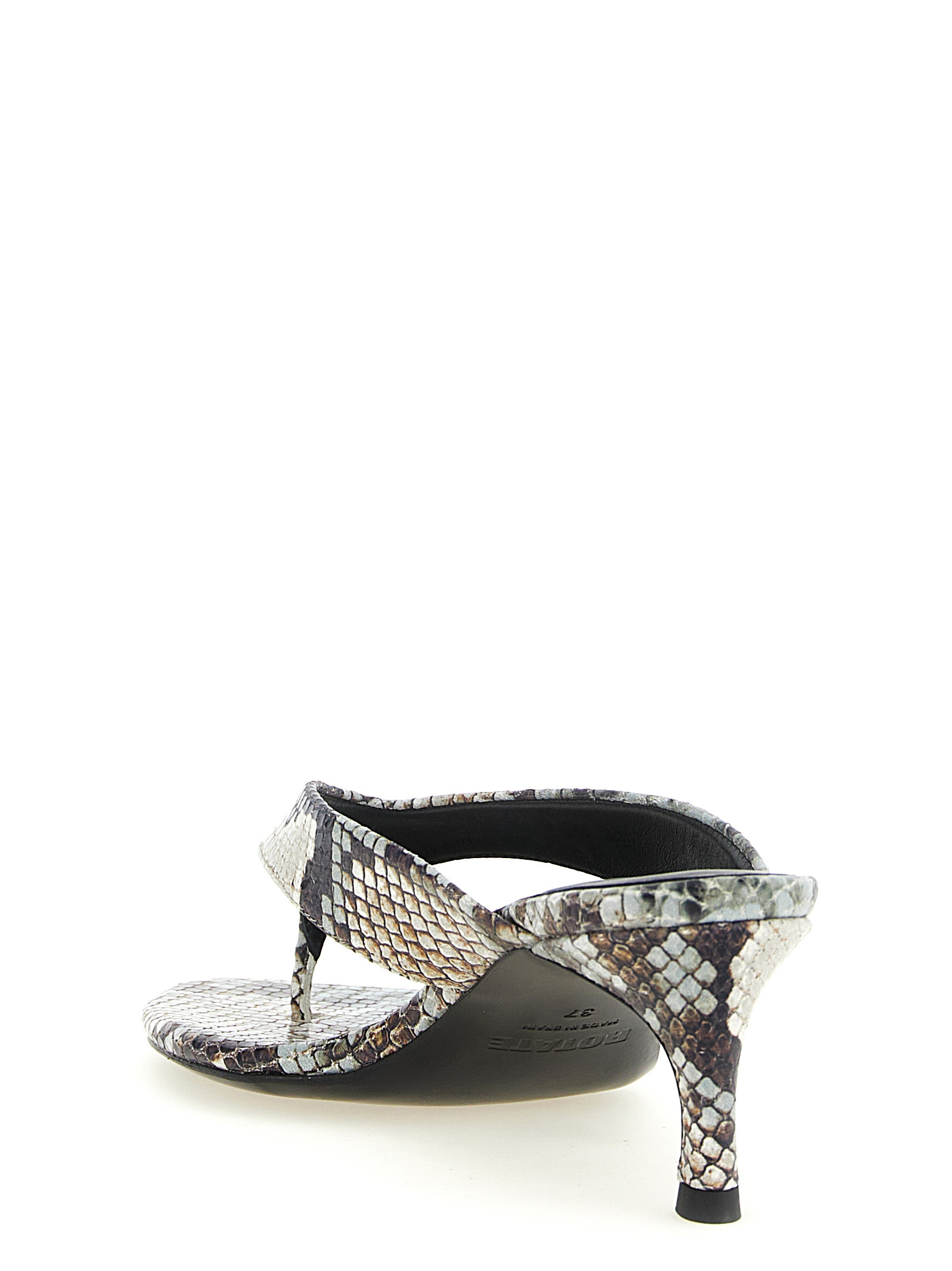 Snake leather mules - immagine 3