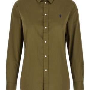 Logo embroidery shirt