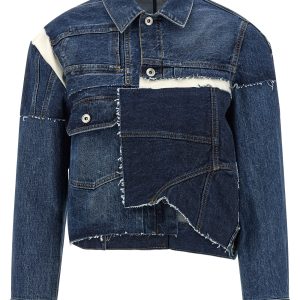Patchwork denim jacket