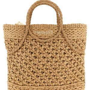 Straw shopping bag