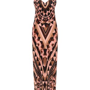 'Manuba' print dress