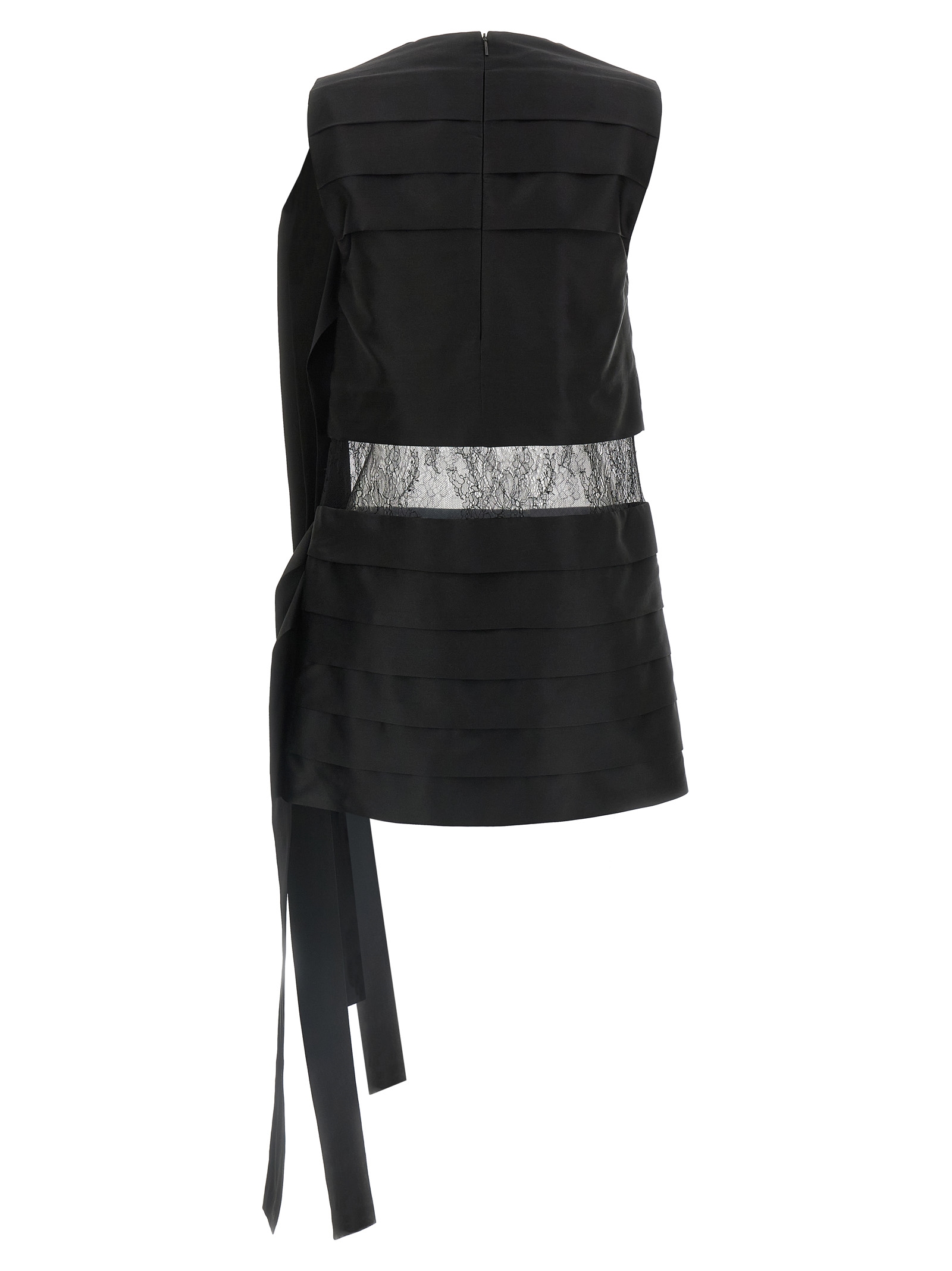 Lace insert dress - immagine 2