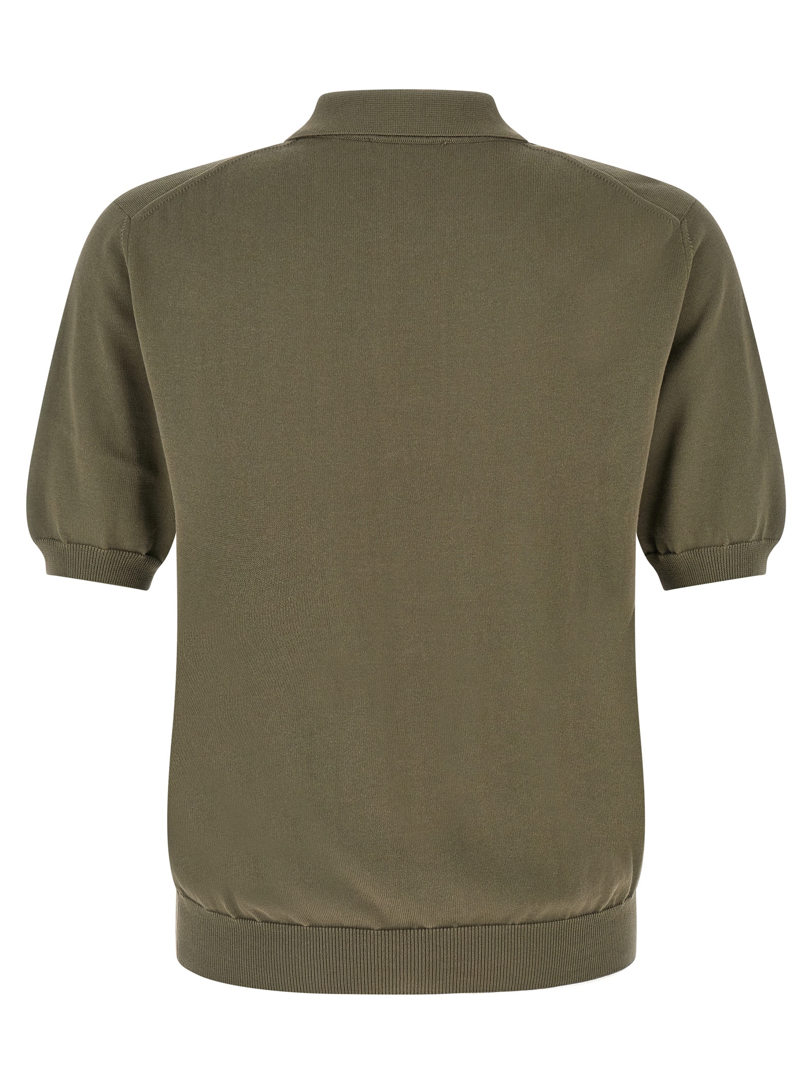 Cotton knit polo shirt - immagine 2