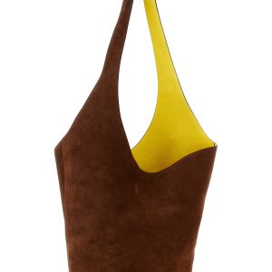 Suede shoulder bag