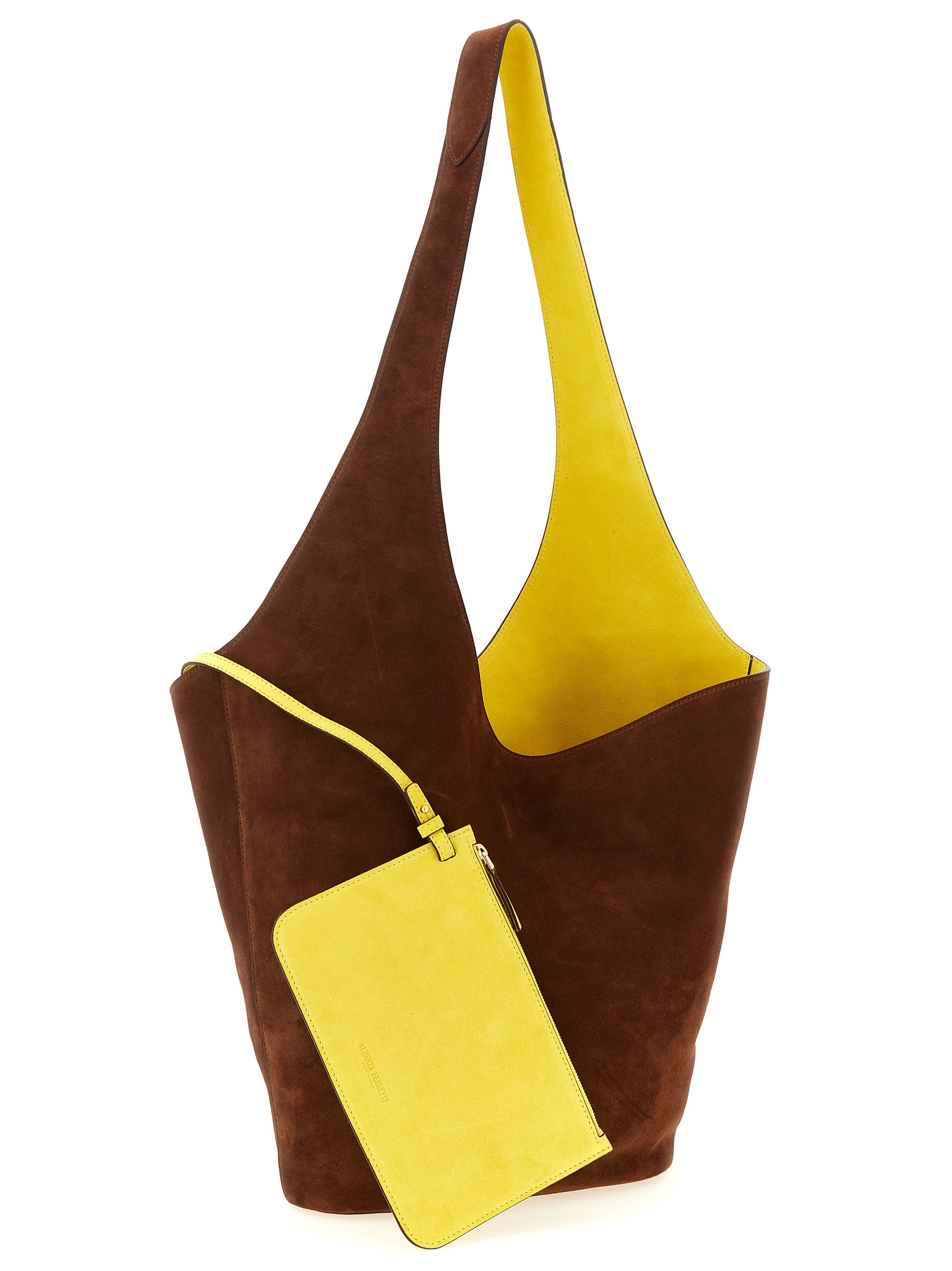 Suede shoulder bag - immagine 3
