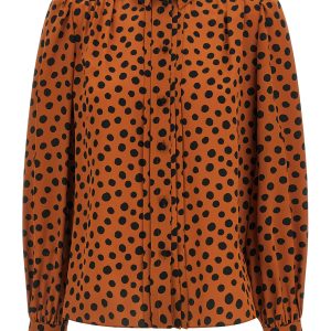 Polka dot print shirt