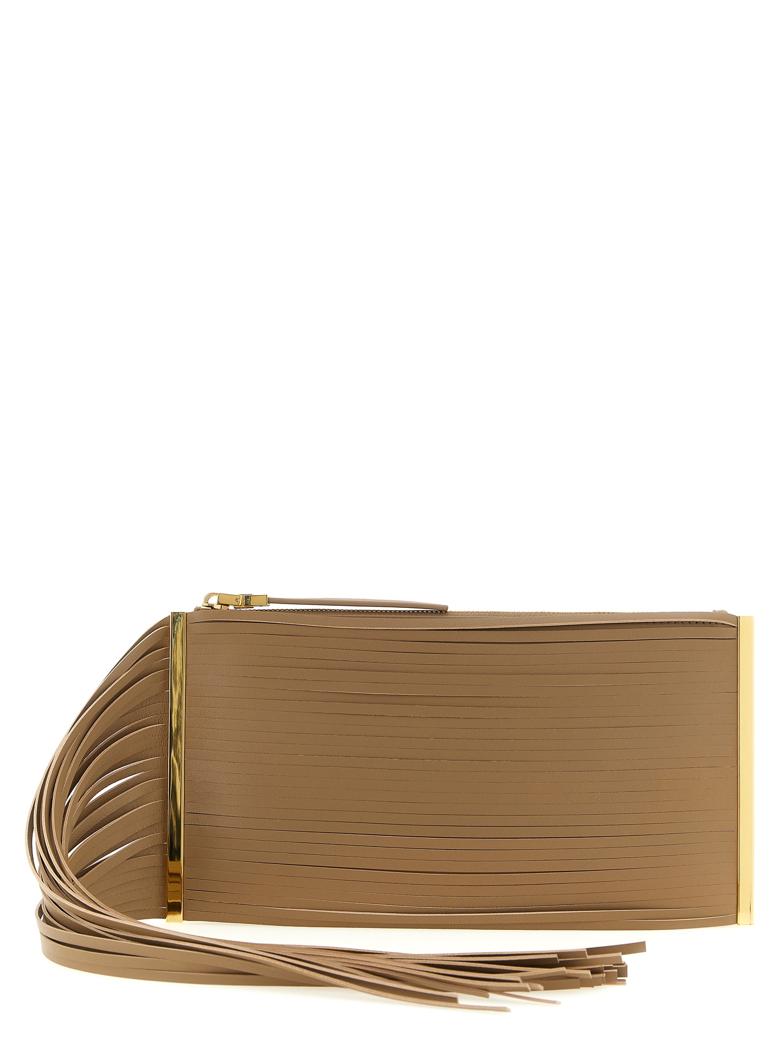 Fringed clutch
