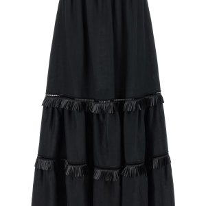 Fringed skirt