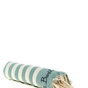 Beach towel with logo embroidery