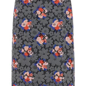 'Fendi Bouquet' lace skirt