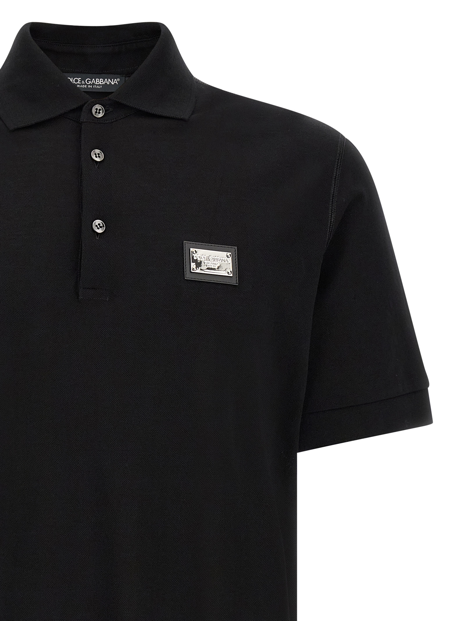 Logo plate polo shirt - immagine 3