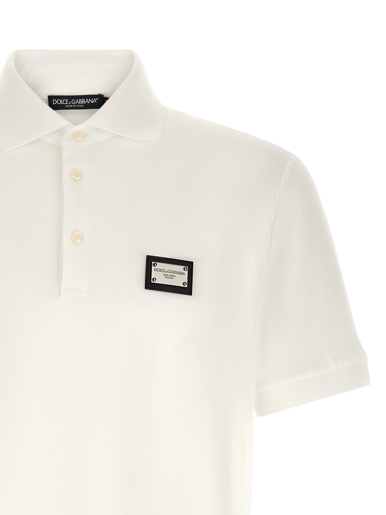 Logo plate polo shirt - immagine 3