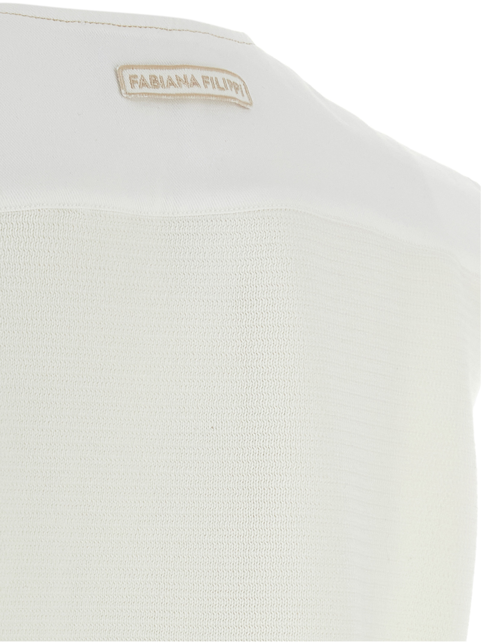 Denim and knit vest - immagine 5