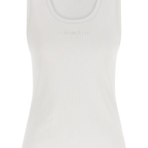 Logo embroidery tank top