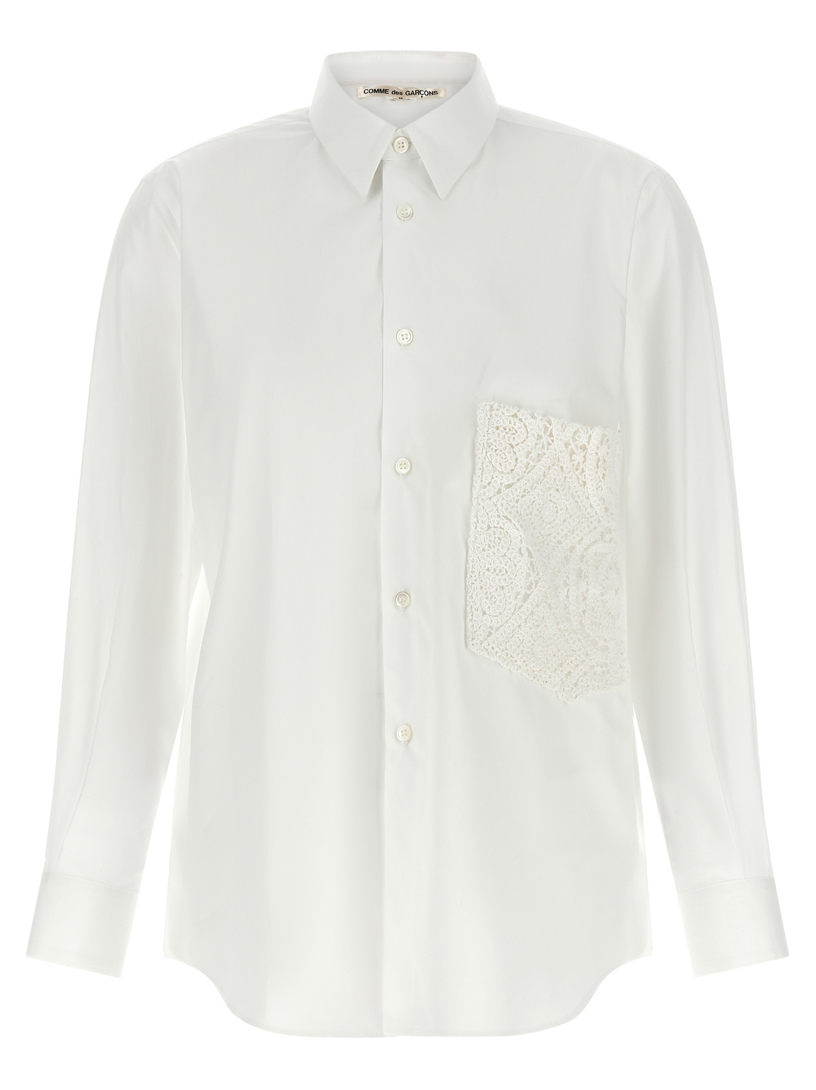 Crochet pocket shirt