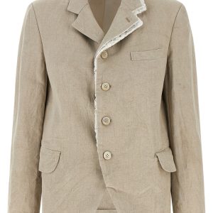 Double layer lapel blazer