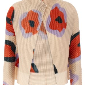 'Verve Pleats Top' cardigan