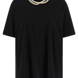 Pearl necklace t-shirt