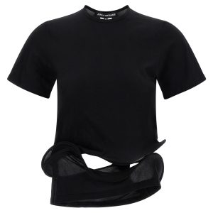 Sculptural background t-shirt