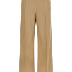 Grosgrain logo patch pants