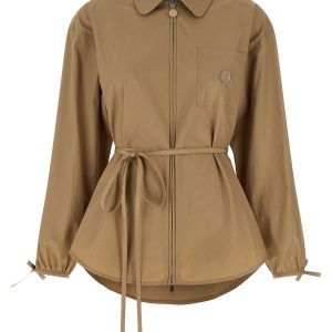 Grosgrain logo patch overshirt