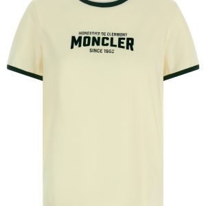 Flocked logo T-shirt