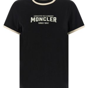 Flocked logo T-shirt