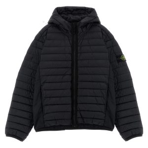 Hooded down jacket