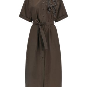 'Dazzling Seabed Embroidery' dress