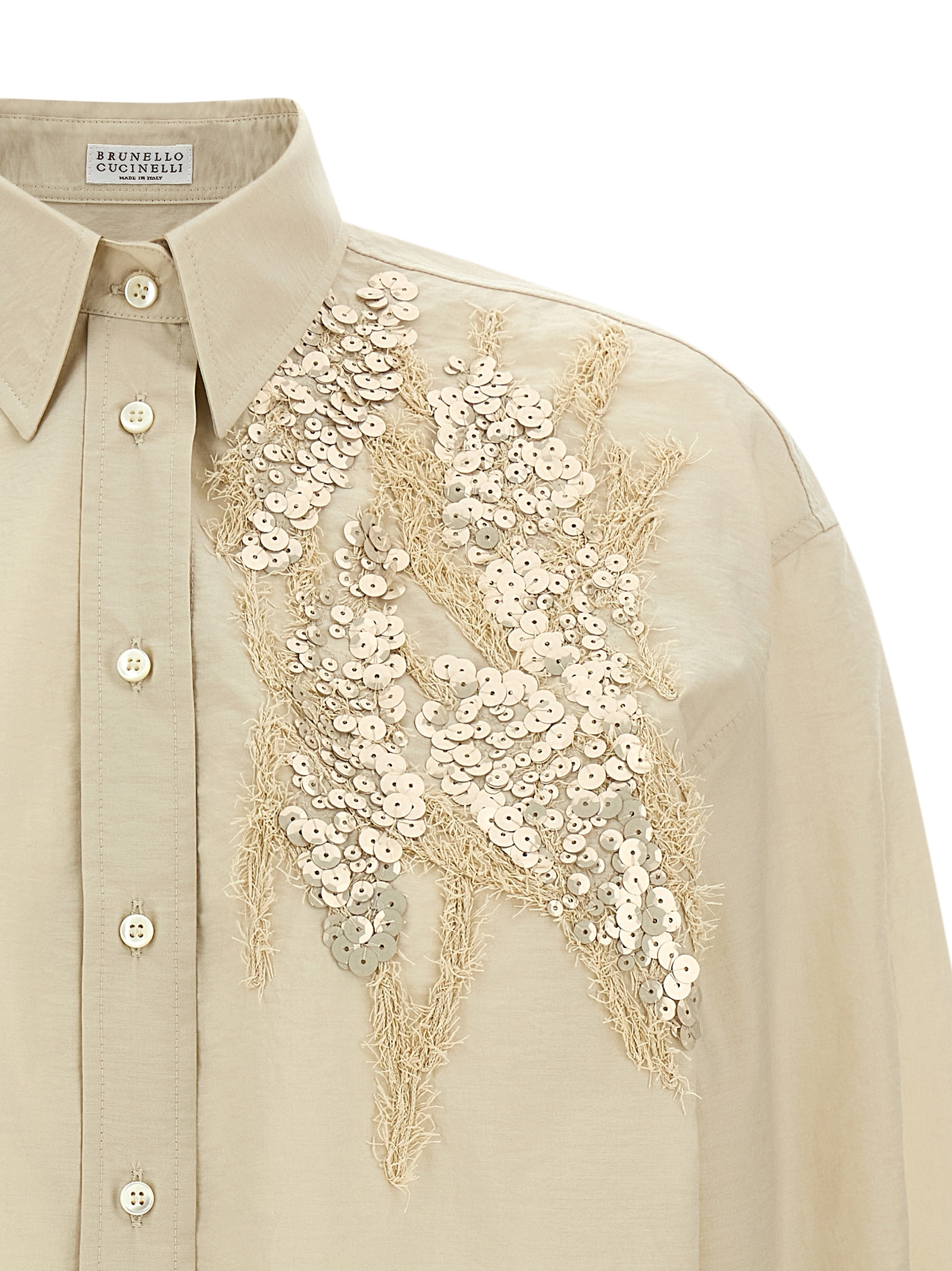 Sequin embroidery shirt - immagine 3