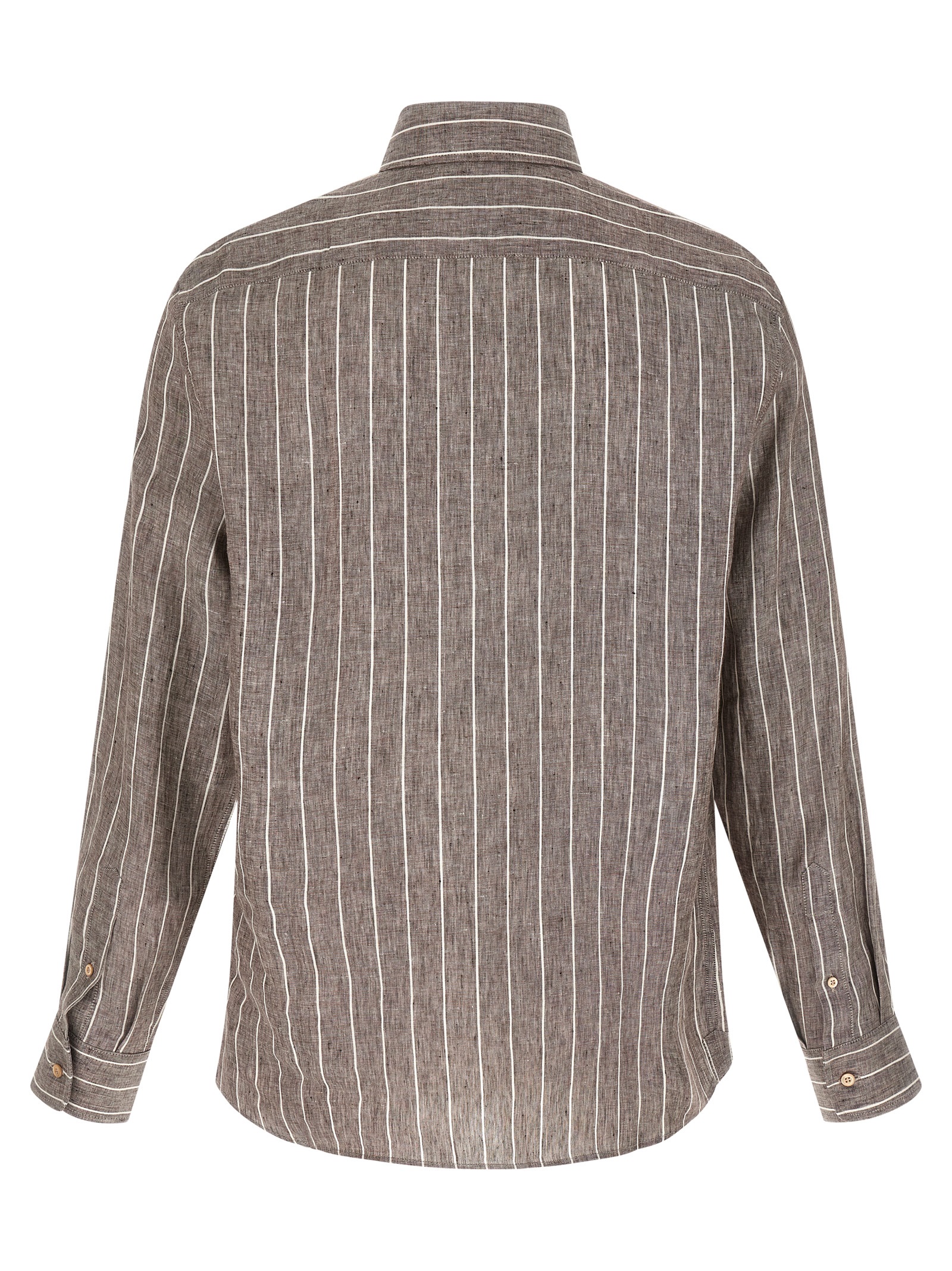 Pinstriped canvas shirt - immagine 2
