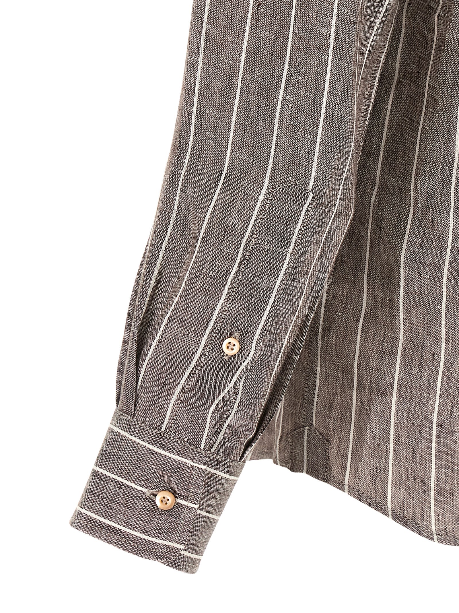 Pinstriped canvas shirt - immagine 4