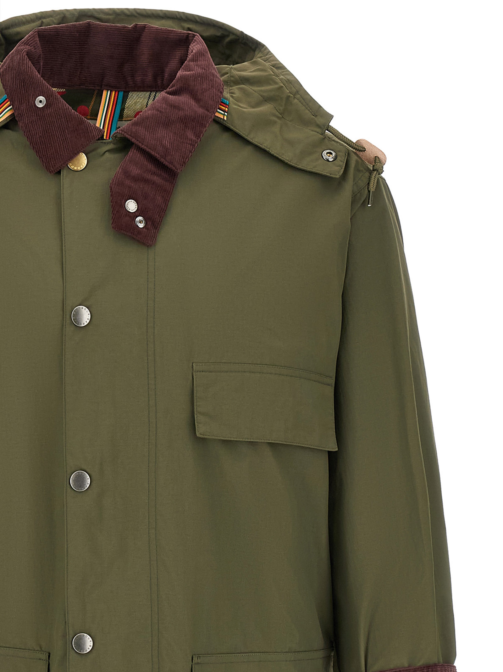 Waterproof parka Paul Smith loves Barbour - immagine 4