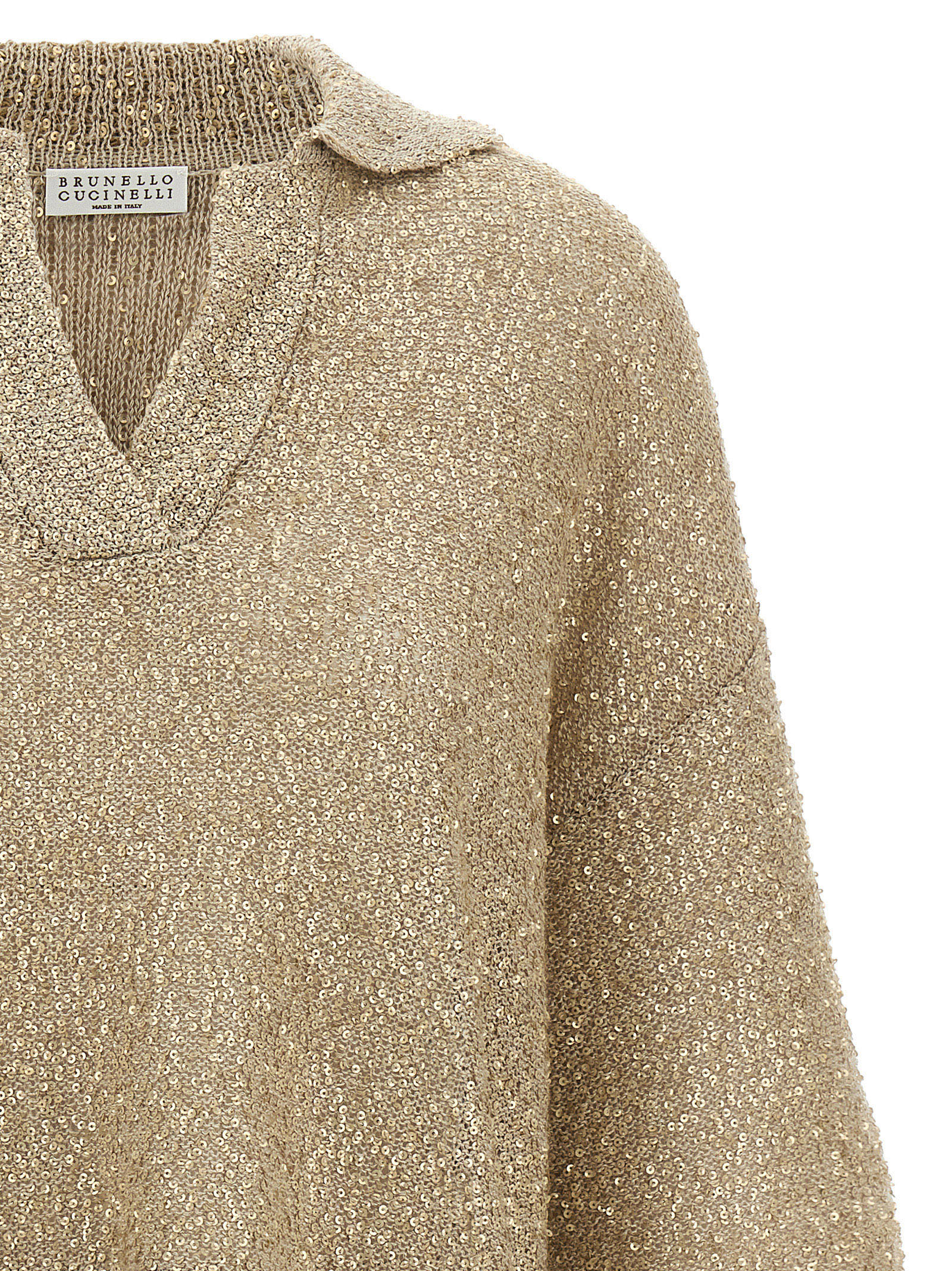 'Shearling' knit polo shirt - immagine 3