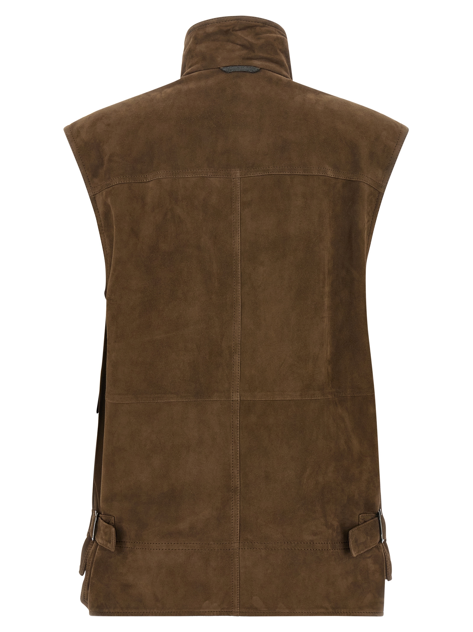 Couture suede vest - immagine 2