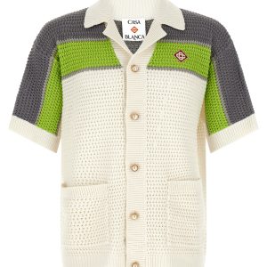 'Stripe Crochet' shirt