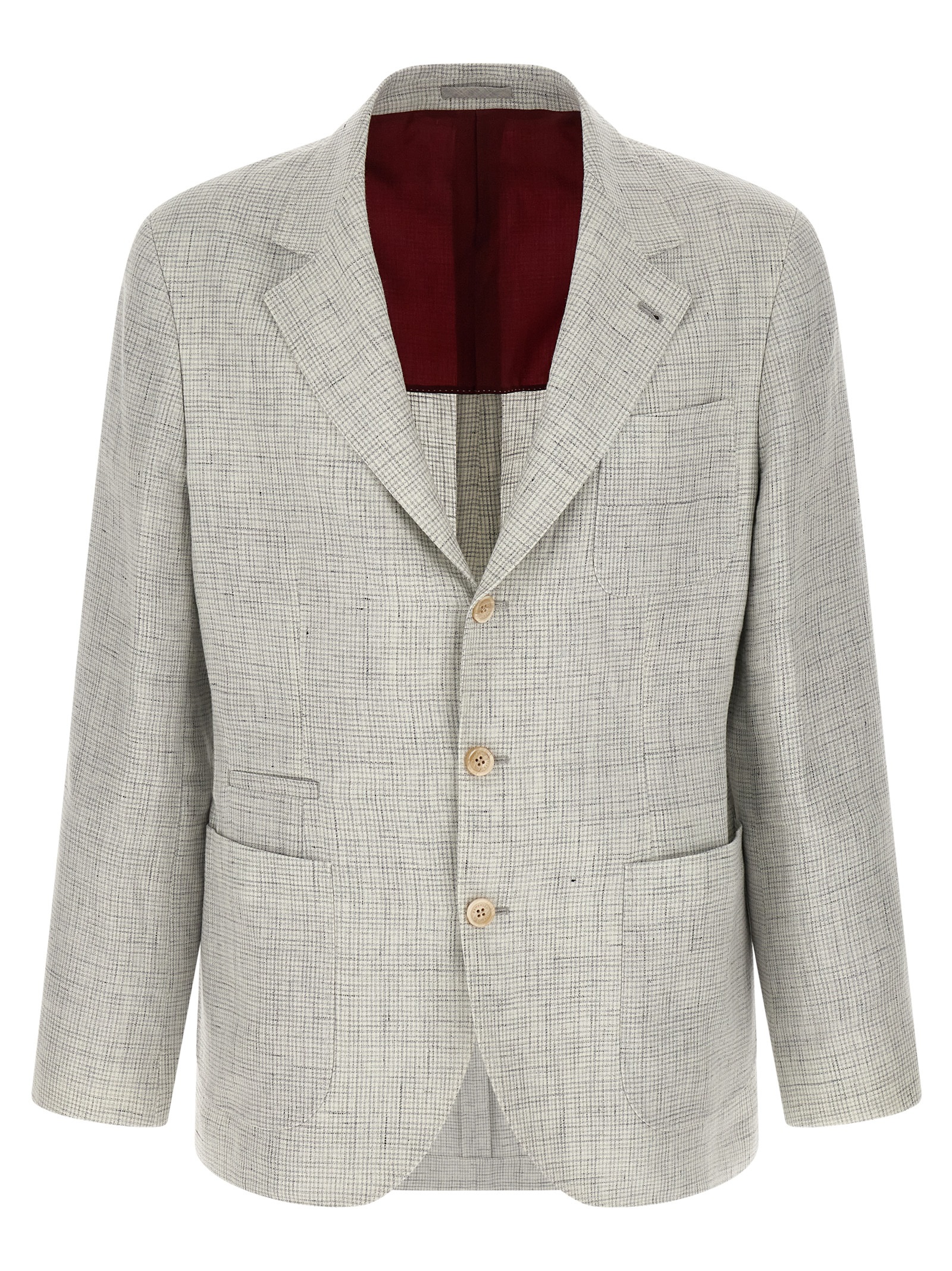 Linen operated blazer