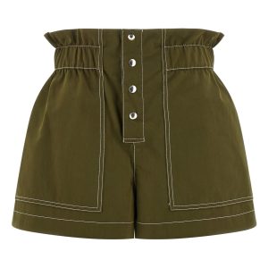 Gabardine shorts